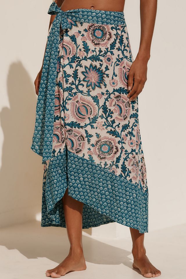 Celandine Wrap Midi Skirt #2