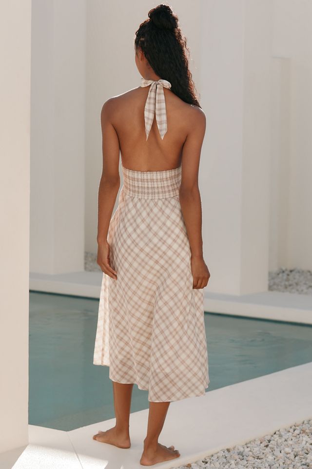 Sundays Morris Halter A-Line Midi Dress #1