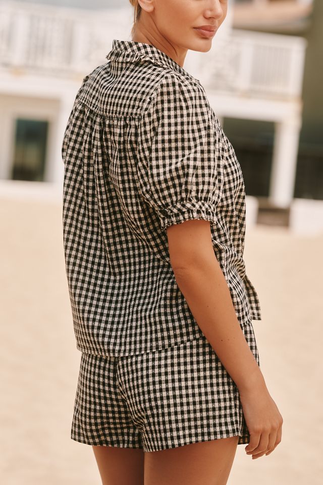 Sundays Virginie Puff-Sleeve Collared Shirt | Anthropologie