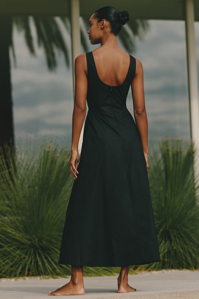 chinese dress ladies The Manuel Poplin Maxi Dress X-Small / Blue main image 0