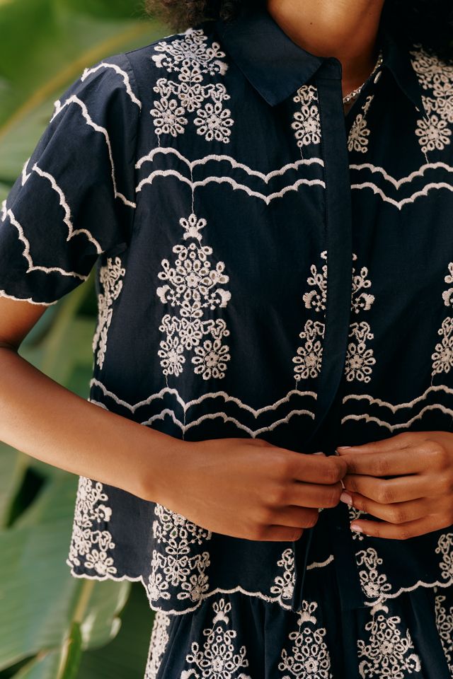 Sundays Clifton Embroidered Shirt | Anthropologie