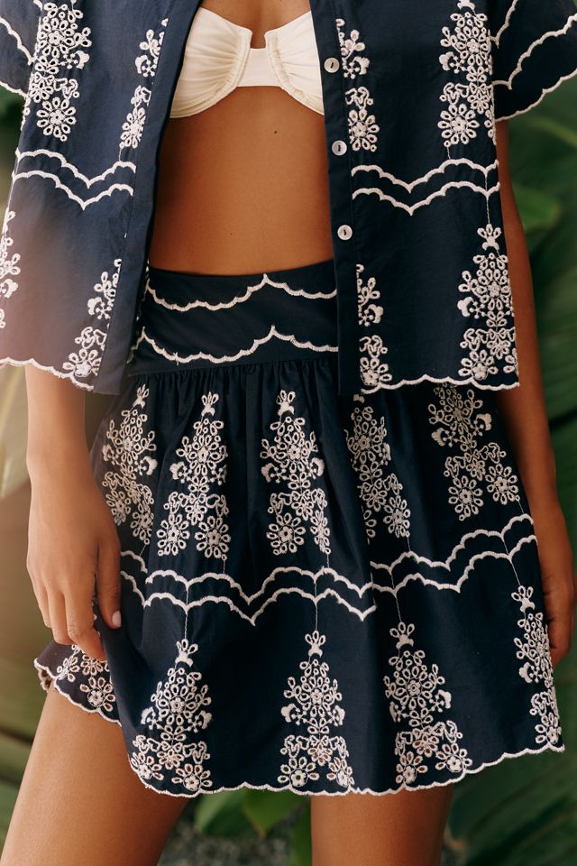 Sundays Sky Mini Skirt #1