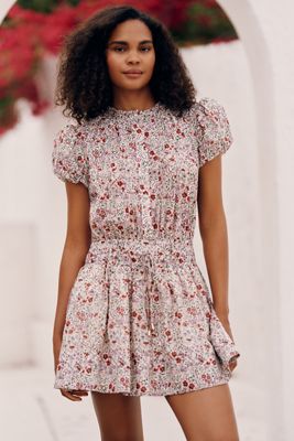 Sundays Poppy 100% Cotton Mini Dress | Anthropologie