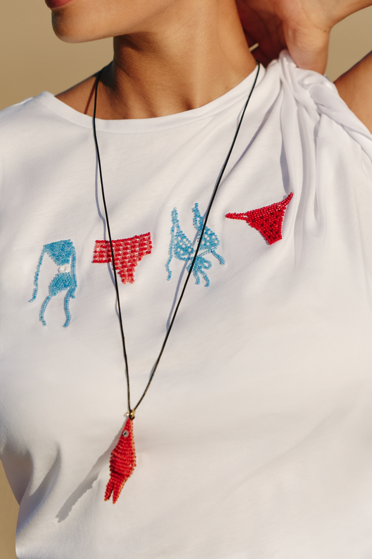 Jacquie The Label Beaded Tee
