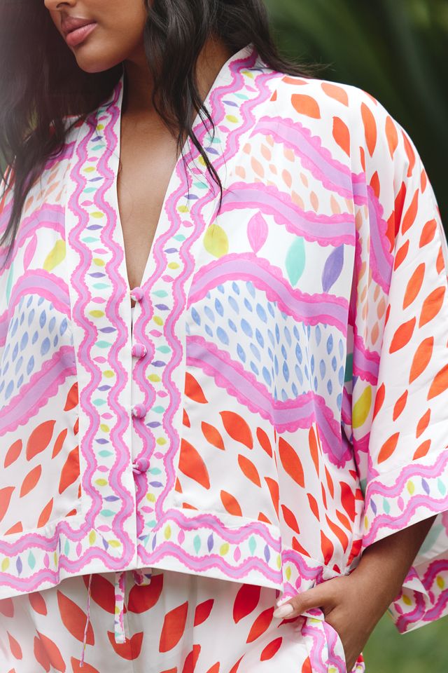 CeliaB Plus Eyla Long-Sleeve Button-Down Top #2