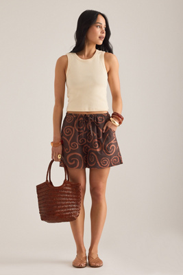 Damson Madder Afina Pull-On Shorts