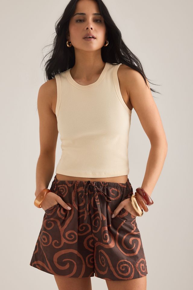 Short à enfiler Afina Damson Madder #1