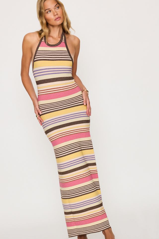 Faithfull The Brand Nerea Stripe Knit Maxi Dress #2