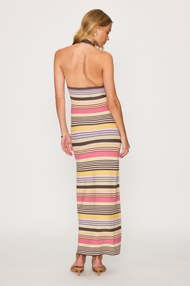 Faithfull The Brand Nerea Stripe Knit Maxi Dress #4