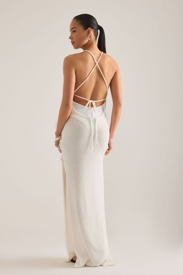 Bardot Larissa Halter Knit Maxi Dress #1