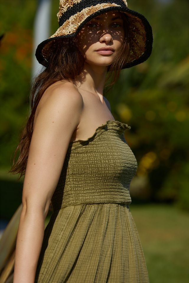 The Marisol Smocked Gauze Maxi Dress #3