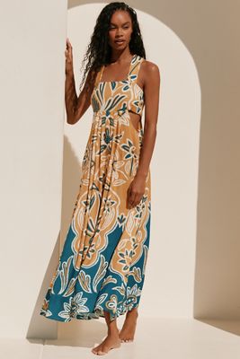 The Bowline Tiered Midi Dress by Daily Practice | Anthropologie