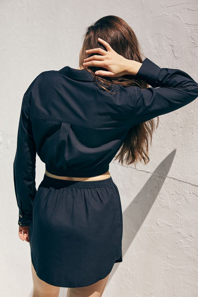 By Anthropologie Crop Buttondown Shirt #1