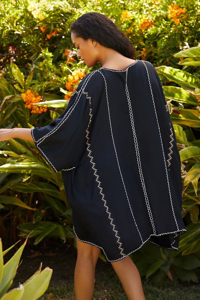 Minirobe tunique brodée By Anthropologie #1