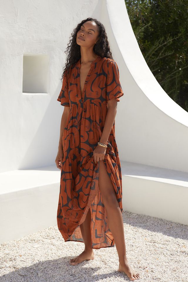 The Kallie Flowy Maxi Dress Printed Edition