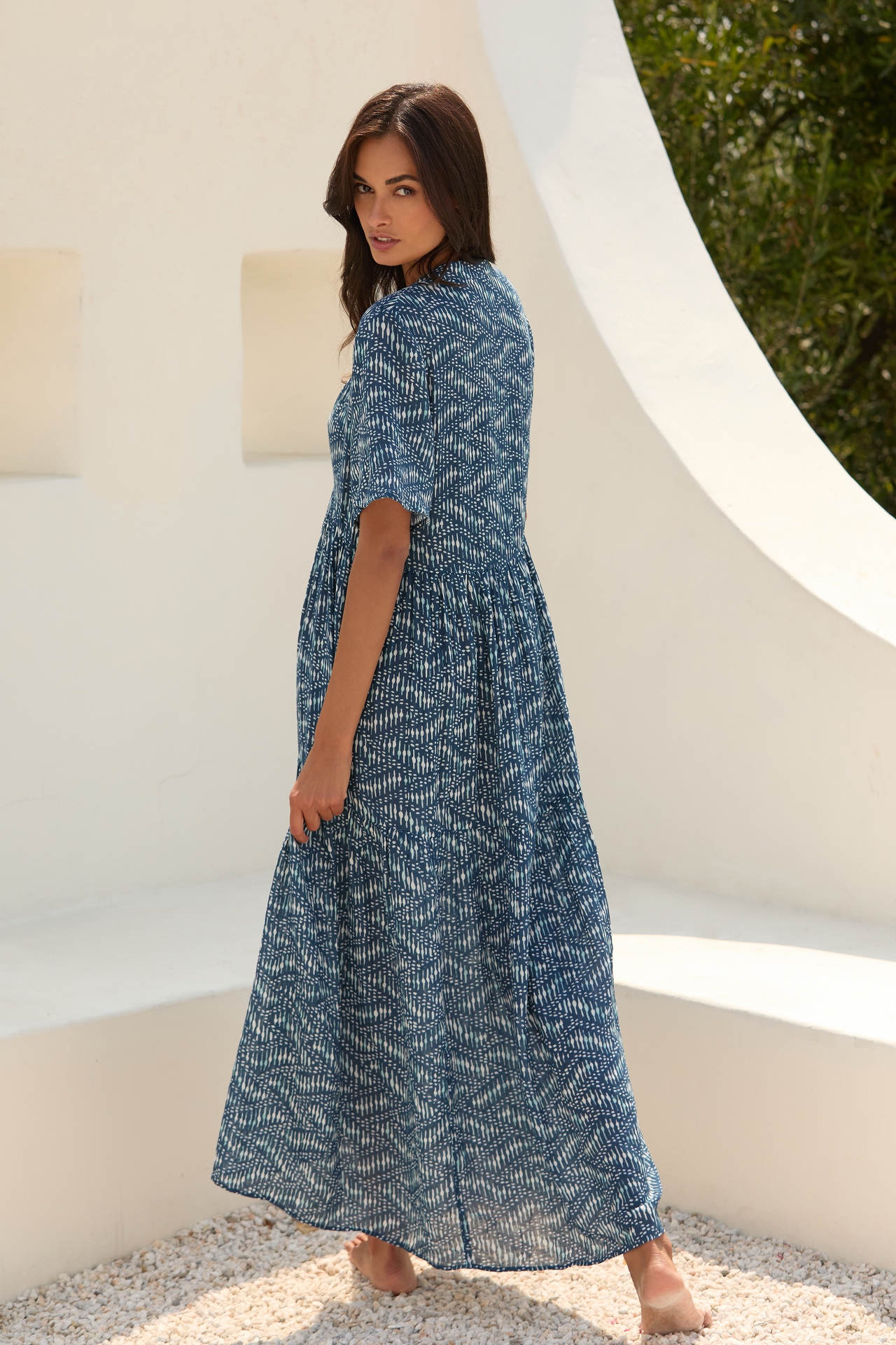 The Kallie Flowy Maxi Dress: Printed Edition