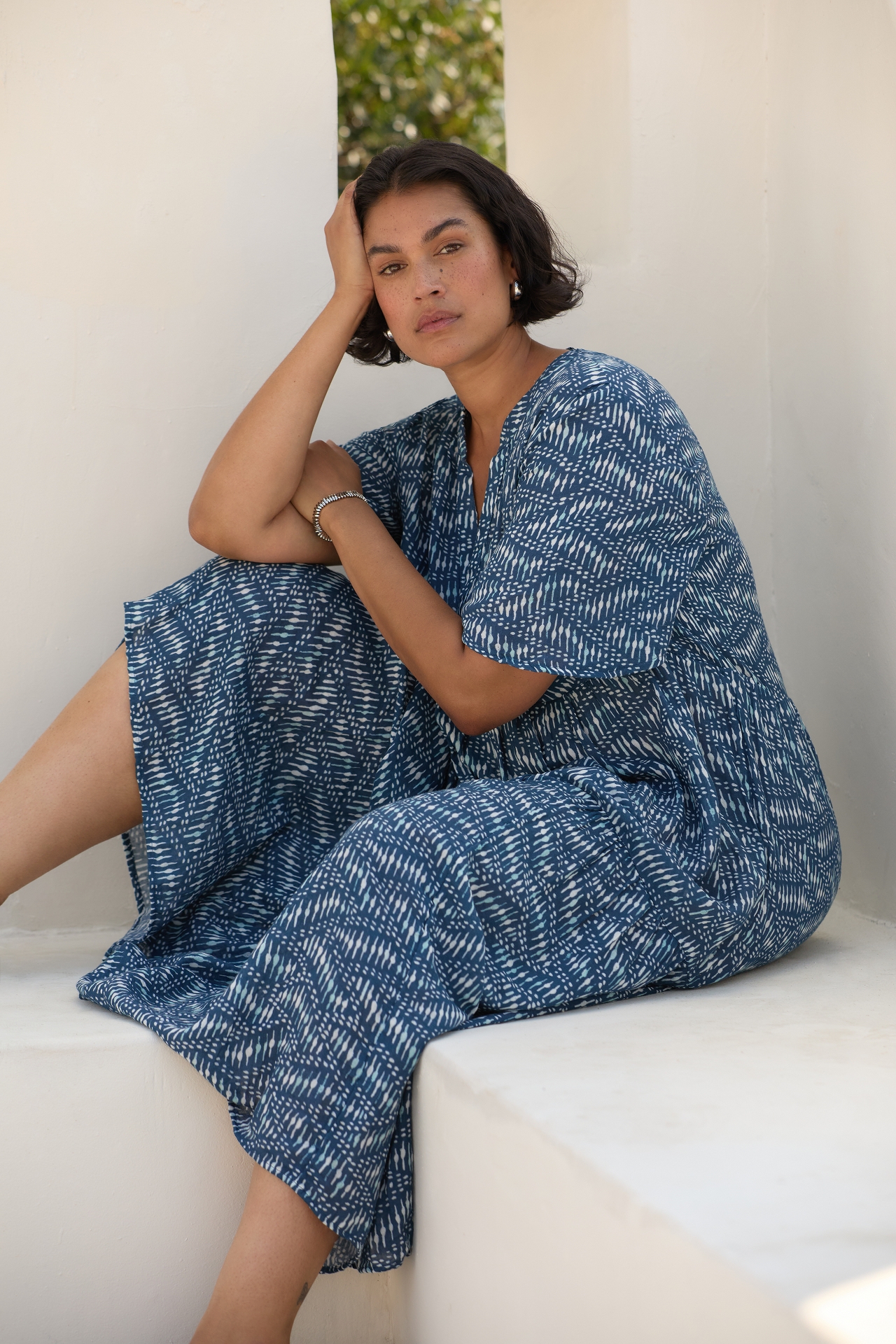 The Kallie Flowy Maxi Dress: Printed Edition