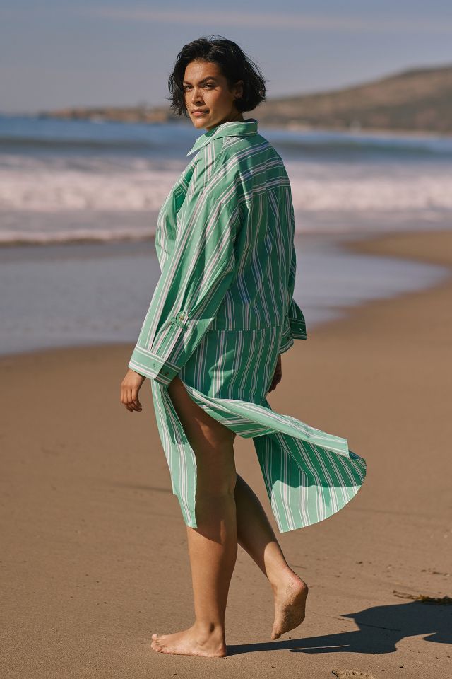 By Anthropologie Long Sleeve Popover Dress