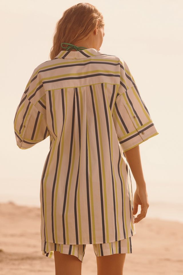By Anthropologie Boxy Buttondown Shirt #1
