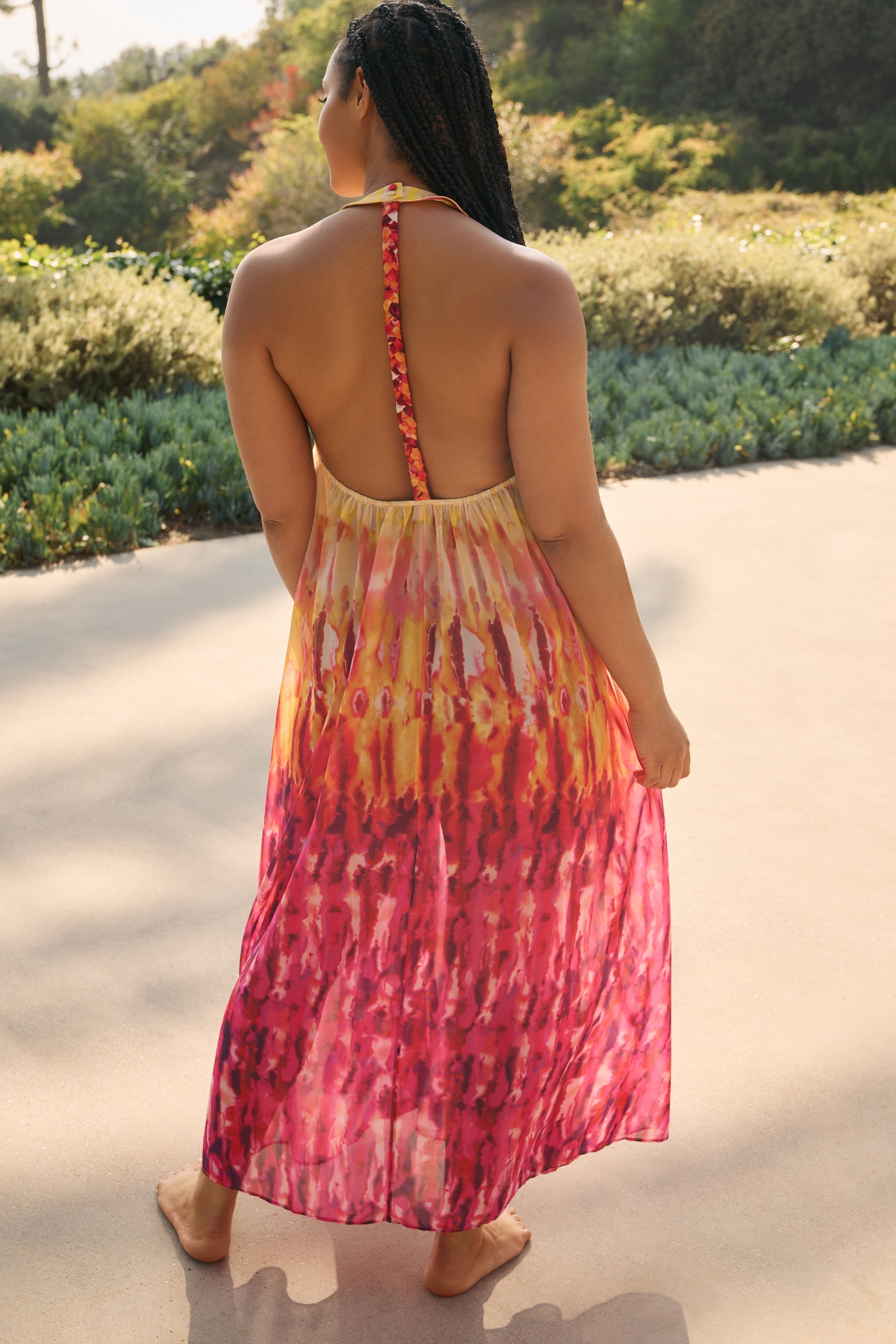 By Anthropologie Sleeveless Tiered Maxi Dress