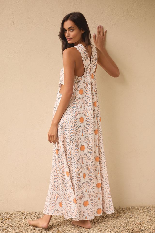 The Tigre Indigo Piper Bandeau Cutout Maxi Dress #2
