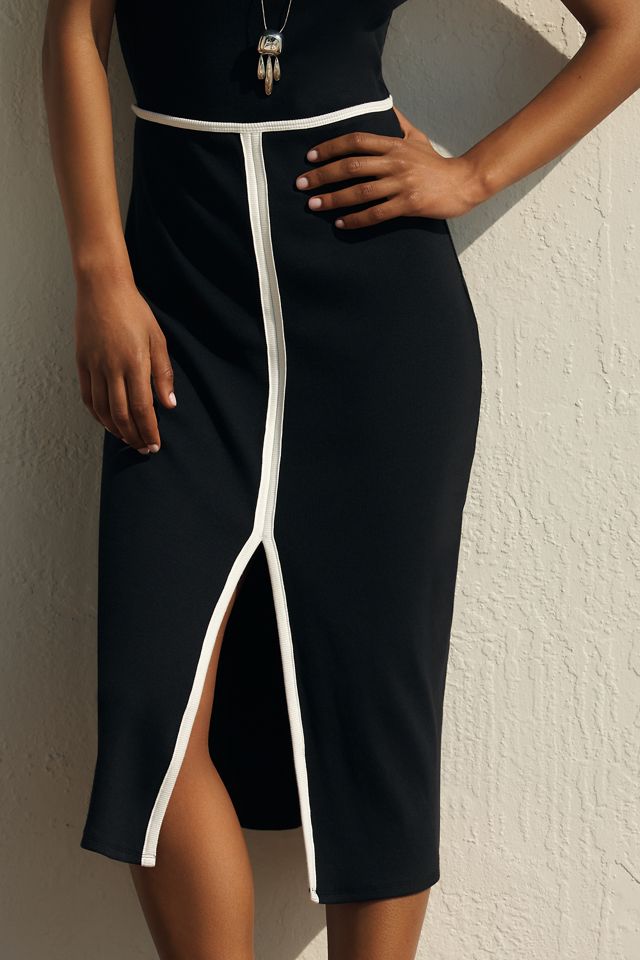 Celandine Racer-Neck Midi Dress | Anthropologie