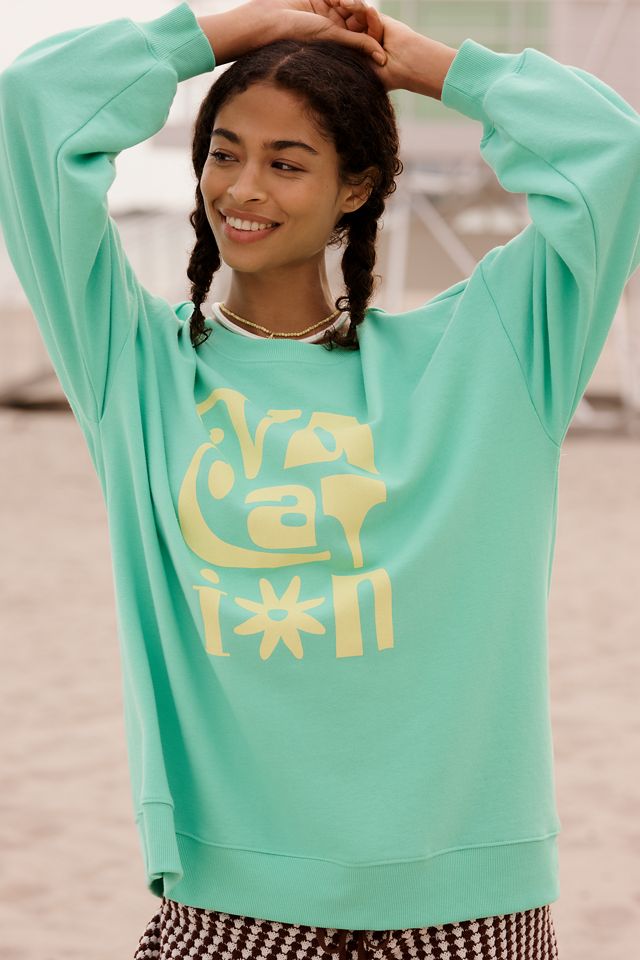 Celandine Crew-Neck Oversized Sweatshirt | Anthropologie
