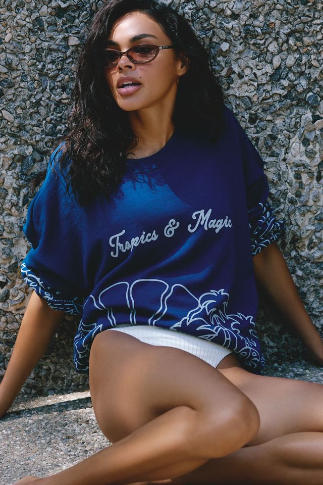 Sudadera Estampada Celandine x Tigre Indigo #3
