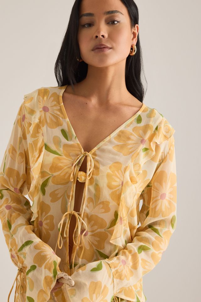 Wild Lovers Sundance Tie-Front Blouse #3