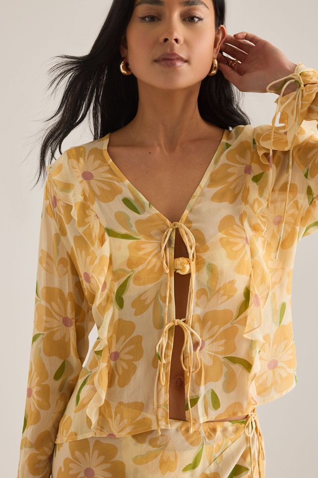 Wild Lovers Sundance Tie-Front Blouse #2
