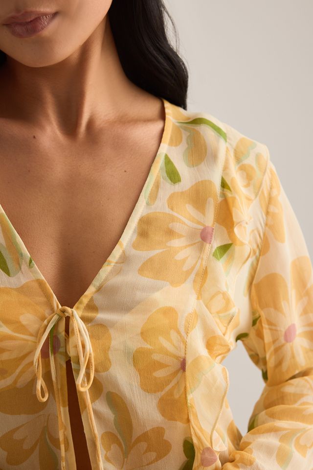 Wild Lovers Sundance Tie-Front Blouse #5