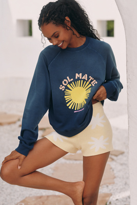 Daisy Bloom Knit Shorts