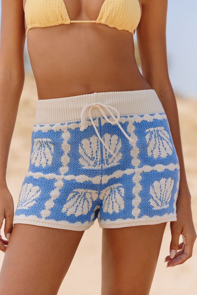 Celandine Jacquard Sweater Shorts #1
