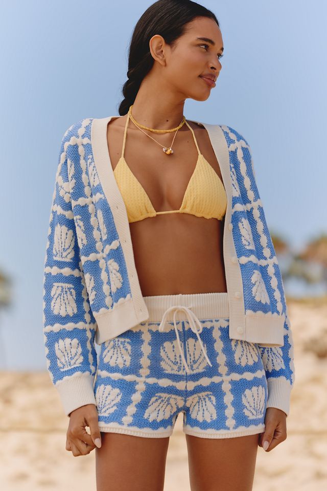Celandine Jacquard Sweater Shorts #3