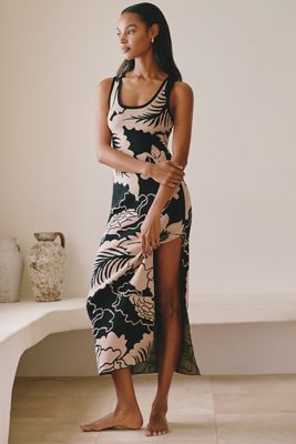 By Anthropologie Vestido Slip Maxi Lucinda de un Hombro | Anthropologie ES