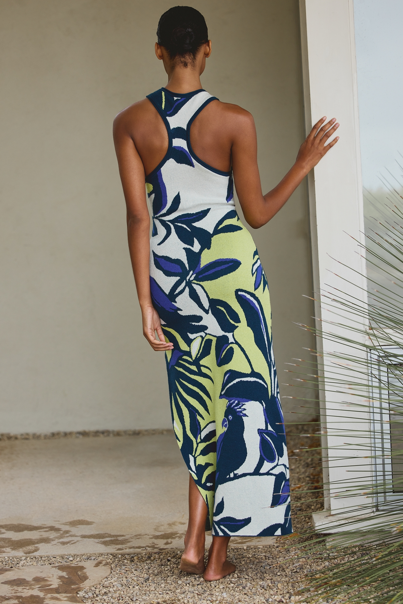 Celandine Sleeveless Midi Sweater Dress