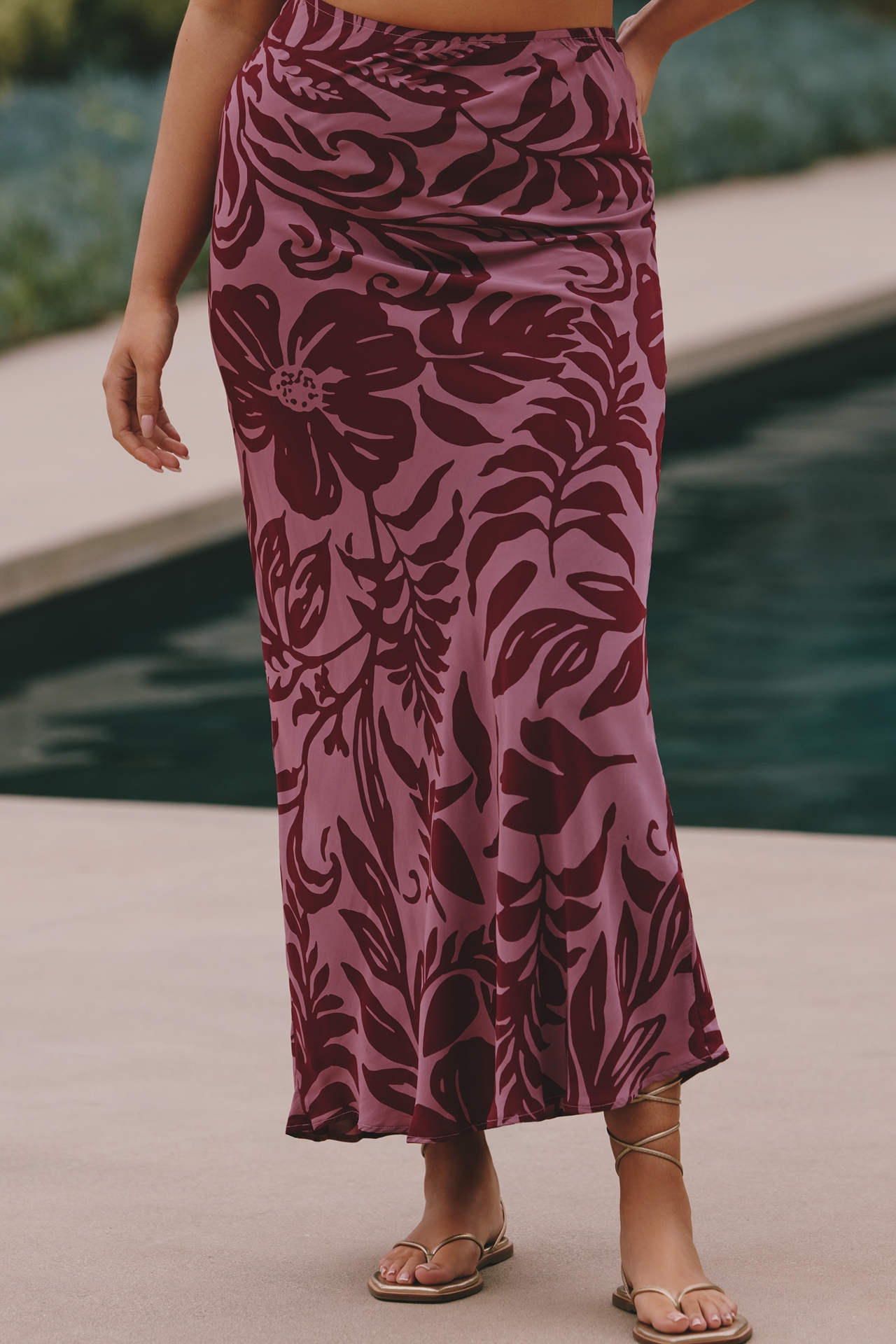 Jula Etla Printed Midi Skirt