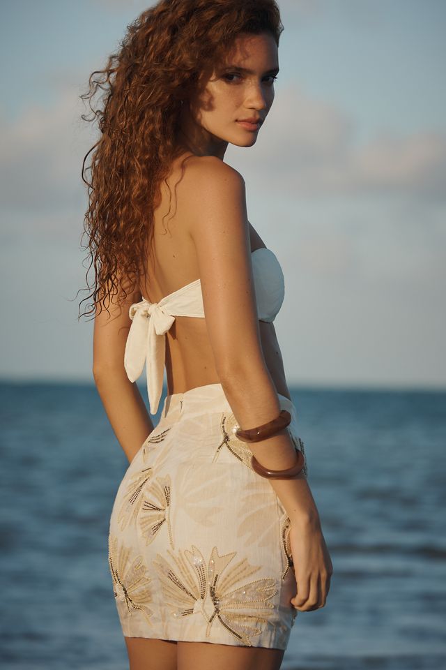 Calypso St. Barth Melodie Linen Skirt #2