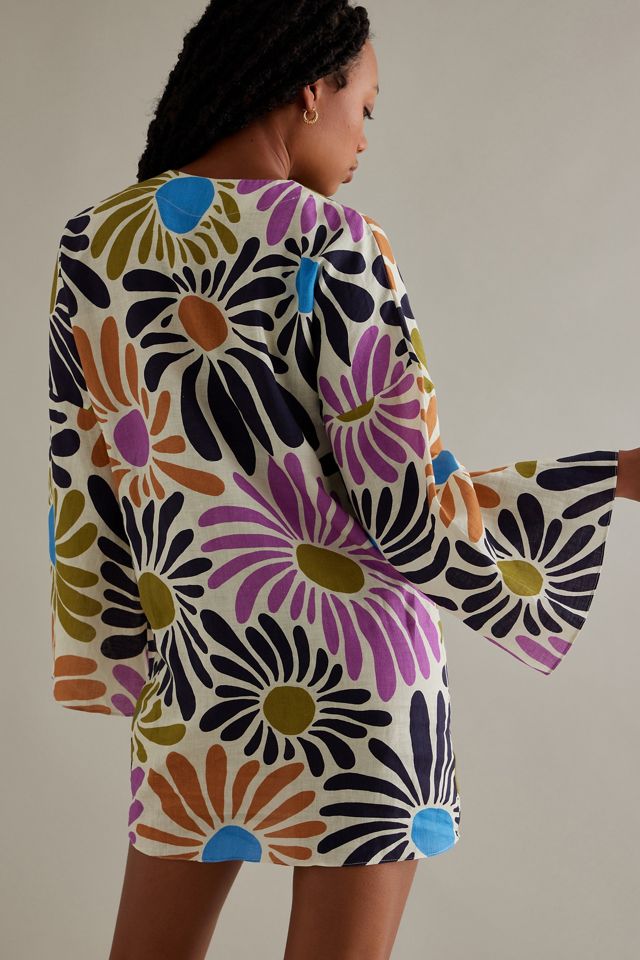 Cala de la Cruz Torino Mini Abito in Lino #2