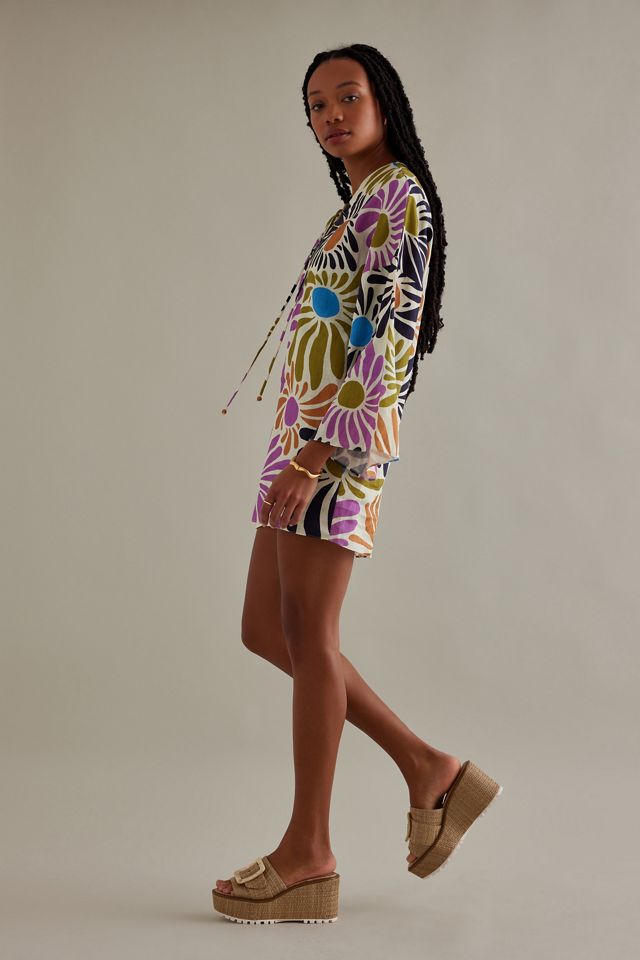 Cala de la Cruz Torino Mini Abito in Lino #4