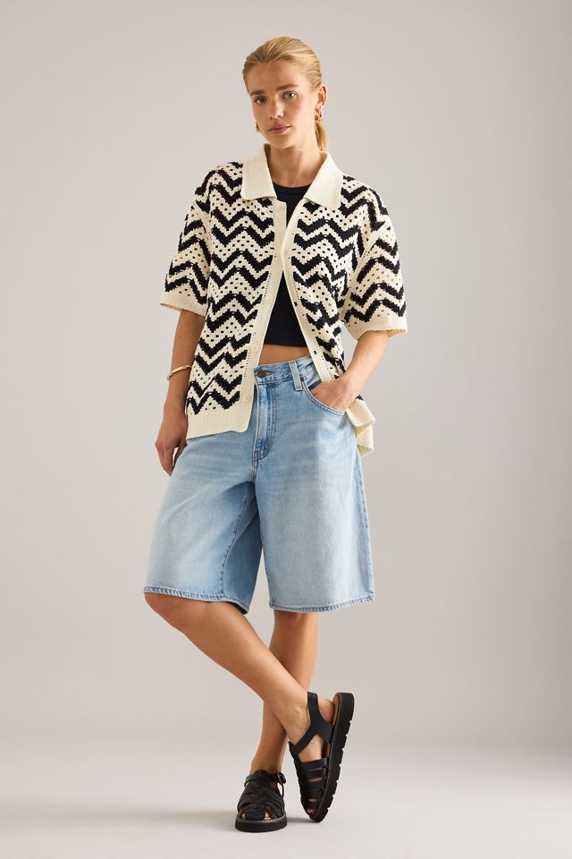 Haut polo en crochet Varley Anais #2