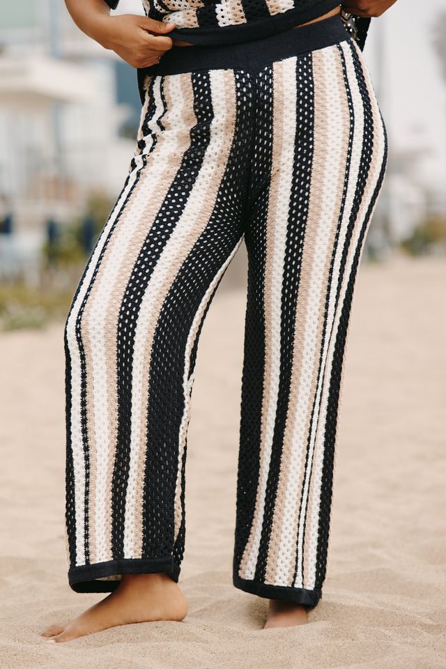 Eloquii Plus Crochet Pull-On Pants #1