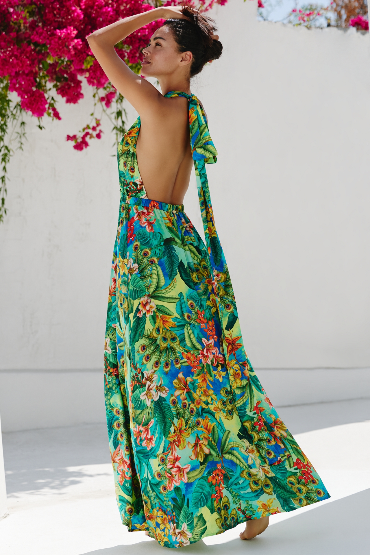 Luli Fama Convertible Maxi Dress
