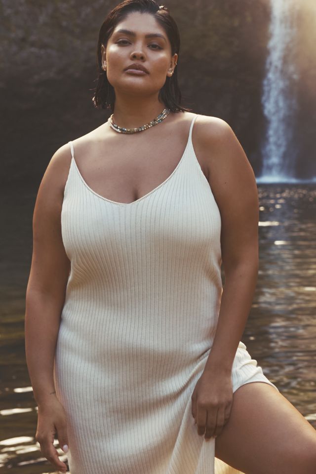 The Aimee Slim Ribbed Knit Midi Dress #4