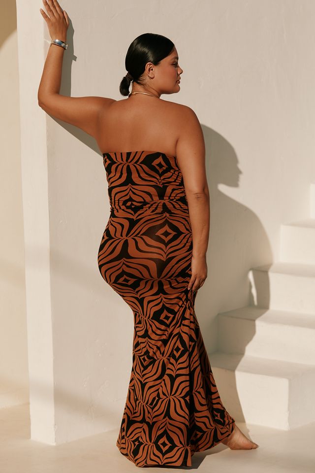 The Gabbie Strapless Ruched Tube Dress by Celandine #4