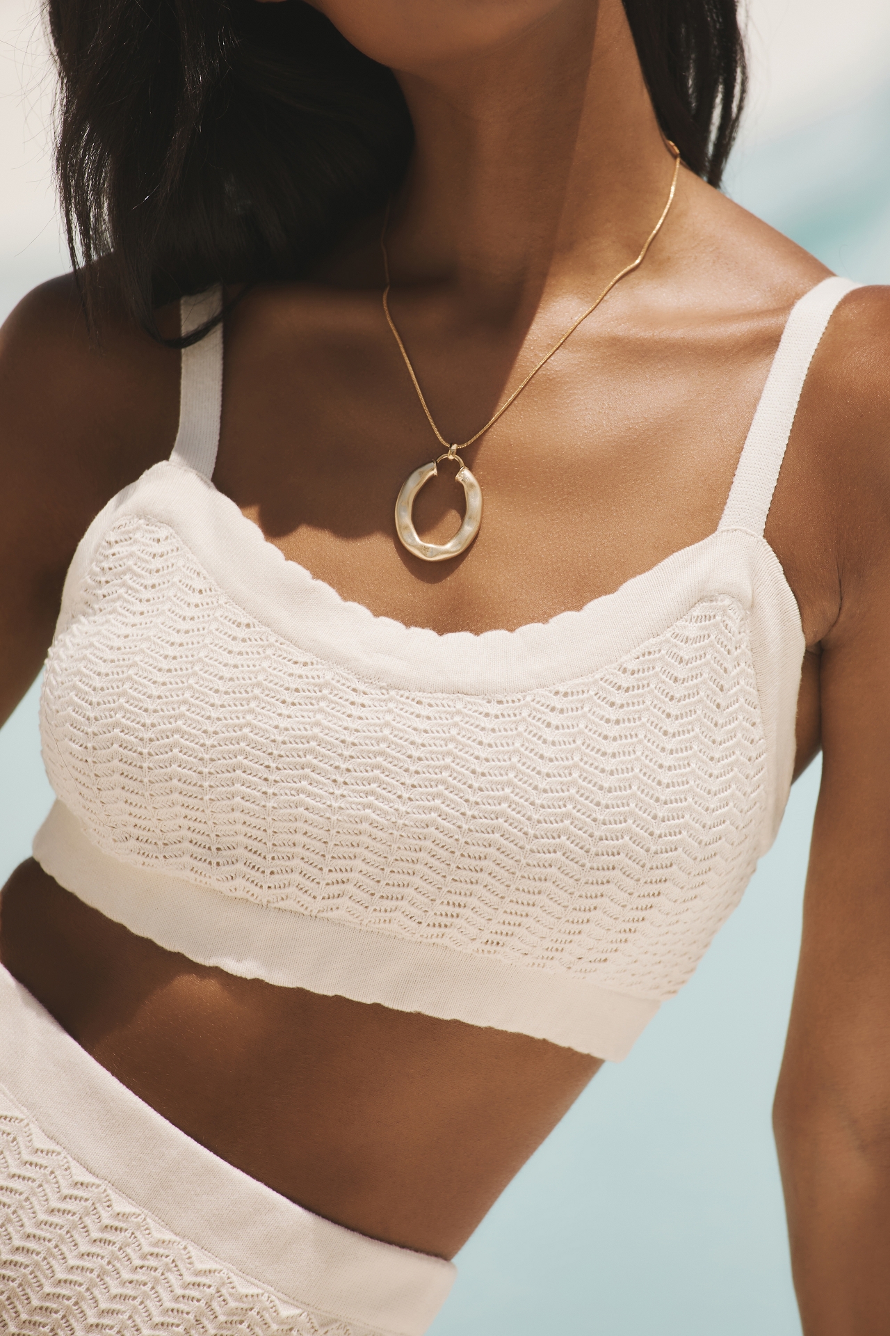 By Anthropologie Crochet Bra