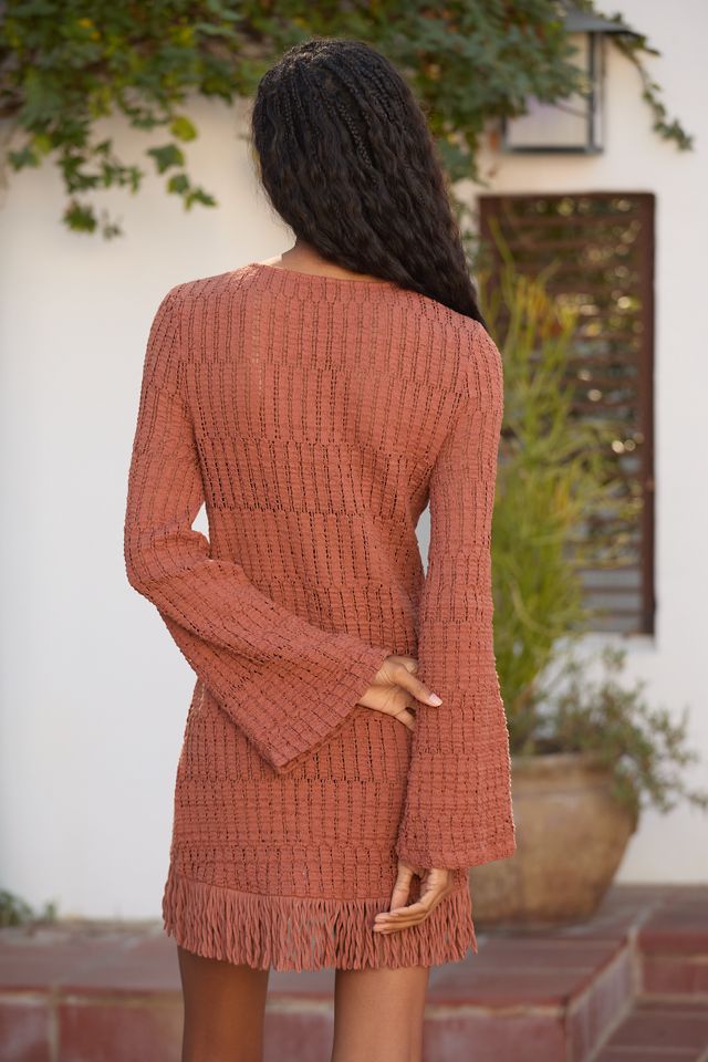 Vestido Mini de Punto de Manga Larga By Anthropologie #1