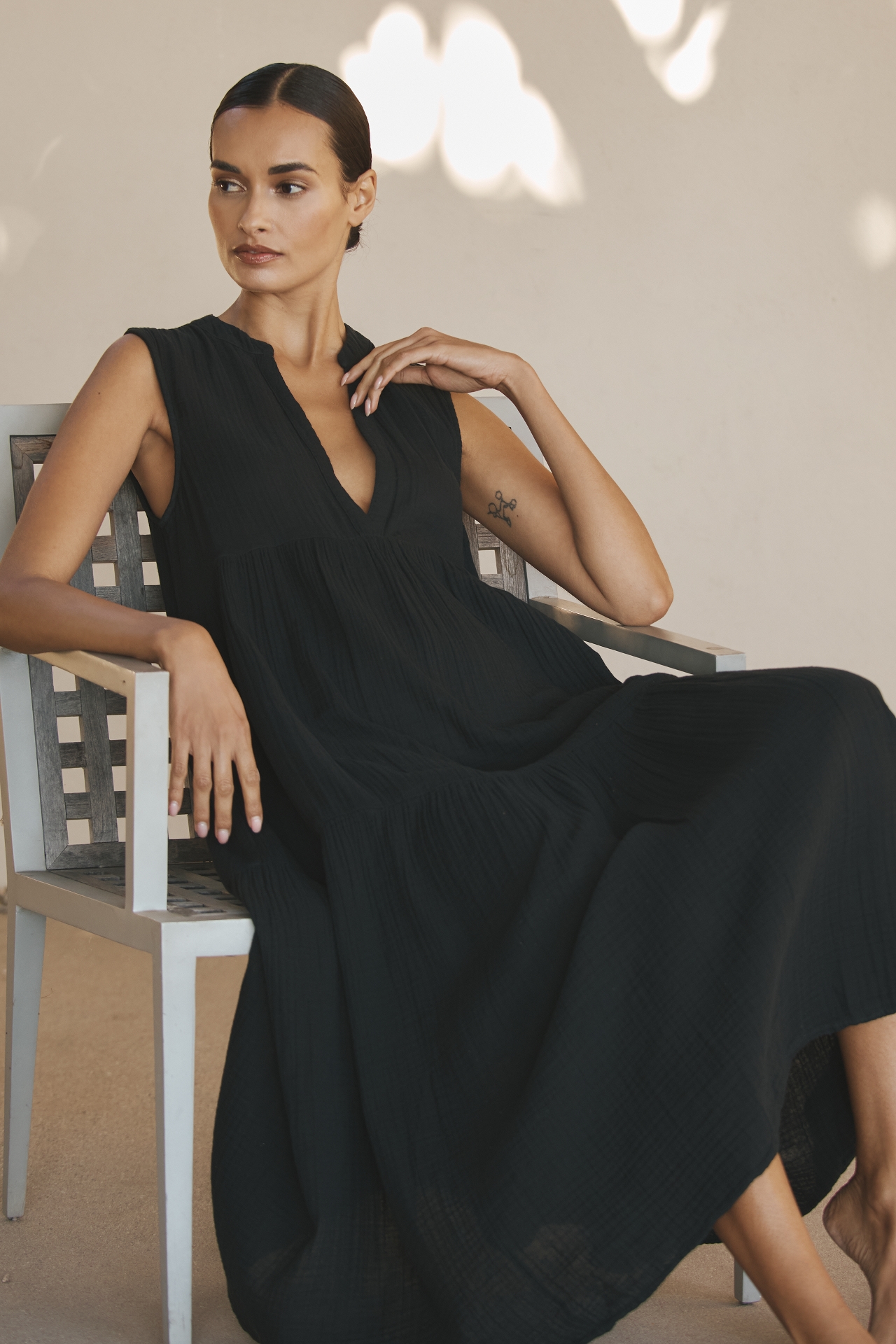 Kallie Flowy Maxi Dress