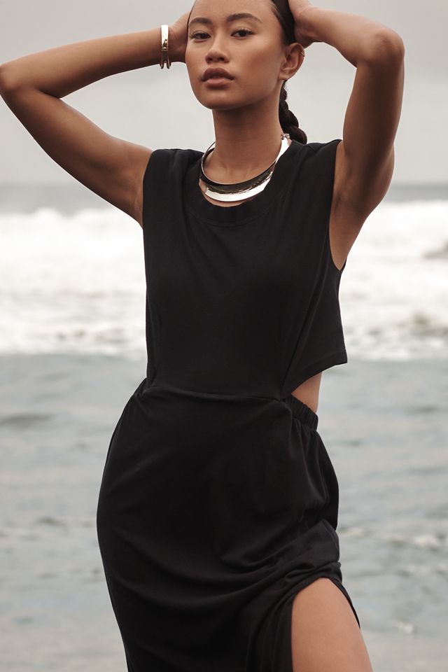 Celandine Cotton Crew Neck T-Shirt Dress #2