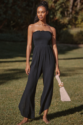 Celandine Bahia Maria X Anthropologie Maxi Hawaiian Bikini Top In Black